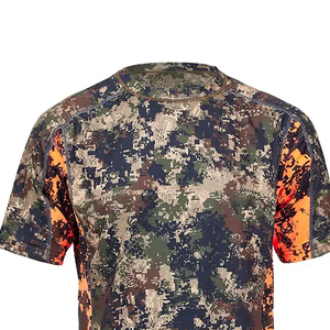 T-shirt de chasse pour homme avec imprimé camouflage intégral, coupe confortable et vêtement de terrain léger - Product Image 6