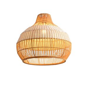 Handwoven Bamboo Hanging Lamp Natural Ceiling Pendant Light for Resort Restaurant Villa Coffee Shop Decoration - Product Image 2