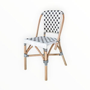 เก้าอี้บิสโทรยอดนิยมสำหรับร้านกาแฟ ร้านอาหาร พื้นที่สาธารณะในที่พักอาศัย - หวายสังเคราะห์ถักทออย่างดี รับประกันการถักทอ 3 ปี - Product Image 2