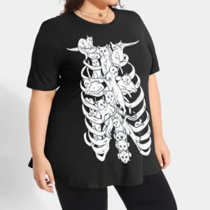 T-shirt pour femmes à manches courtes et col rond, vente en ligne, été, vêtements décontractés, vente en gros, t-shirt pour filles - Product Image 3