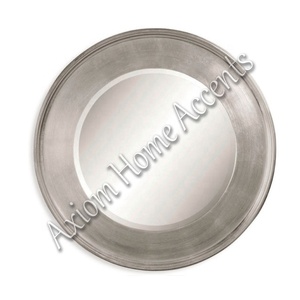 Axiom Home Accents Espejo de pared moderno Diseño elegante con marco de hierro para decoración de sala de estar u oficina - Product Image 5