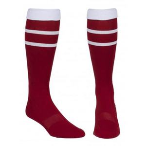 Chaussettes de compression à séchage rapide, impression numérique, tricotées, respirantes, pour le football, chaussettes mi-mollet pour hommes, couleur personnalisée pour l'automne - Product Image 1