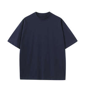 เสื้อยืดผู้ชายทรงโอเวอร์ไซส์ ผ้าฝ้ายเรียบ คอกลม แขนสั้น สีพื้น ลำลอง ผ้าเจอร์ซีย์ถัก ทรงพอดีตัว ความยาวปกติ สีเขียว - Product Image 4