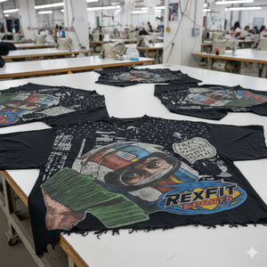 เสื้อยืดคอกลมแขนสั้น พิมพ์ลายโลโก้ตามสั่ง ผู้ผลิตเสื้อยืดคุณภาพสูง เนื้อผ้าระบายอากาศดี สไตล์สตรีทแวร์ - Product Image 2