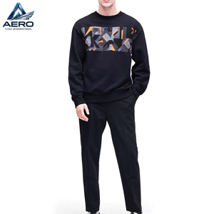 Vêtements de rue de qualité supérieure pour hommes, en différentes couleurs unies, avec logo personnalisé imprimé, vêtements décontractés pour hommes, ensembles de survêtements - Product Image 1