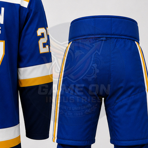 Conjunto de Uniforme de Hockey sobre Hielo con Cuello en V, Ropa Deportiva Personalizada para Equipos, Transpirable, Ropa para Partidos, Impresión por Sublimación, Fabricación OEM/ODM, Bajo MOQ - Product Image 6
