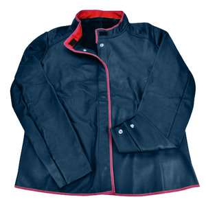 Hi Vis Winter Workwear FR Drilled Cotton Welding Safety <b>Jacket</b> Industrial Reflective Safety Clothing <b>Spark</b> Resistant ANSI SAFETY - Product Image 4