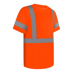 Camisetas de Alta Visibilidad para Hombre, Reflectantes, de Seguridad para la Construcción, Transpirables, Color Amarillo - Product Image 3