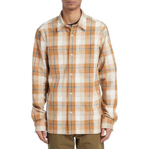 Chemise en flanelle à carreaux pour homme, manches longues, décontractée, boutonnée, col rabattu, pour l'automne, confortable, prix raisonnable - Product Image 4