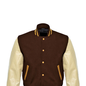 High Quality Custom Varsity Jacket Men Embroidered Letterman Baseball Jacket Breathable Cotton Plus Size Winter Wear - Product Image 3