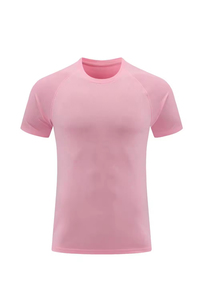 Camiseta de Verano Lisa y Delgada de 180g para Hombre, Ecológica, de Secado Rápido, Transpirable, con Cuello Redondo y Manga Corta, Estilo Casual, Venta al Por Mayor - Product Image 2