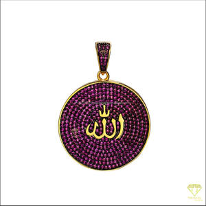 Pendentif religieux haut de gamme serti de diamants pour hommes et femmes, avec diamants de laboratoire sertis à la main - Product Image 3