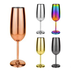 Reusable 260ml Long Stem Drinkware Cocktail Sparkling Wine Glass Keep Cooling Champagne Flute for Bar Restaurant Party Hotel - Product Image 3