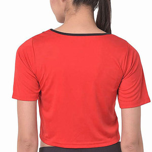 Camiseta Corta para Mujer, Cómoda, de Manga Corta, Informal, de Tela Ligera, para el Uso Diario, Moda de Verano - Product Image 2