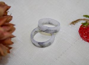 Anillo de Resina Cristiano Moderno con Forma Geométrica, Unisex, para Uso Diario, Aniversario de Bodas, Joyería Certificada por Terceros - Product Image 5