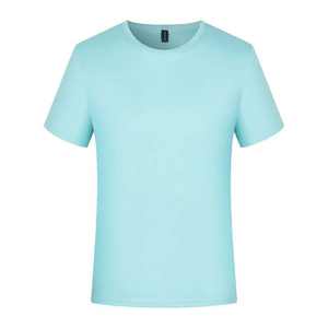 Camiseta con Logotipo Personalizado al por Mayor para Hombre, Camisetas de Cuello Redondo Lisas de Poliéster de Alta Calidad para Hombre - Product Image 2