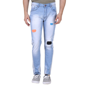 Fabricant professionnel de jeans décontractés pour hommes, coupe slim, respirants, légers, vêtements décontractés - Product Image 1