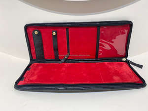 กล่องเก็บเครื่องประดับหนังวัวแบบแบนแบนราบสำหรับเดินทางทำจากหนังวัวกล่องเก็บเครื่องประดับสำหรับผู้หญิง - Product Image 5