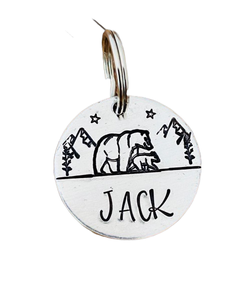 Bold Blossom Latest Design Bone Shaped Laser Engraved Paw Print Metal Collar Identity Badge for Small <b>Dogs</b> - Product Image 6