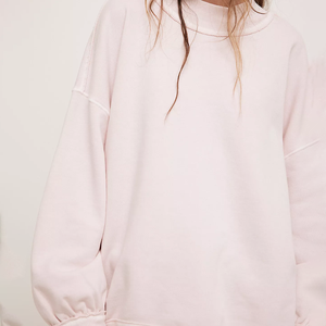 เสื้อสเวตเชิ้ตคอเต่าทรงโอเวอร์ไซส์ งานเย็บพรีเมียม สีพื้น ผ้าถัก แขนยาว ทรงหลวม ใส่ได้ในฤดูใบไม้ร่วง สำหรับผู้หญิง แบบกลับด้านได้ - Product Image 3