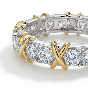 Anillo de Compromiso de Lujo para Mujer, con Diamante de Laboratorio Gemver de 2.00 Quilates, Corte Brillante, Claridad VS1, Color F, Oro Blanco de 14K, Certificado IGI - Product Image 1