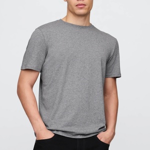 เสื้อยืดคอตตอนทรงปกติสำหรับผู้ชาย พรีเมียม เสื้อยืดคอกลมเปล่า ขายส่ง OEM ODM จากโรงงานโดยตรง - Product Image 4