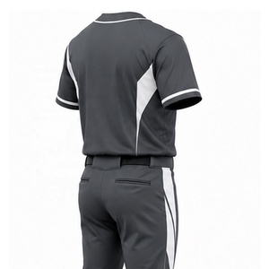 Uniforme de Béisbol, Ropa Deportiva Informal, Ligera, de Poliéster, Cómoda, para Entrenamiento en Equipo - Product Image 4