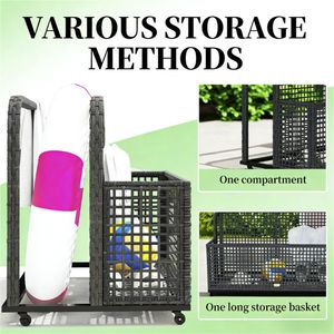 Cesto Portaoggetti Grigio Scuro per Piscina, Strumento Essenziale per l'Organizzazione degli Accessori - Product Image 4