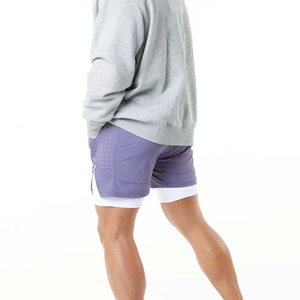 Pantalones Cortos Deportivos de Algodón con Logotipo Personalizado, Diferentes Colores, para Hombre, Casuales, para Gimnasio, Estilo Urbano, Tejidos, Lisos - Product Image 2