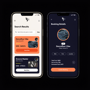 Aplicación para Reserva de DJs con Pagos en Línea y Gestión de Reservas - Product Image 4
