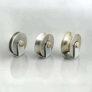 Roulettes de remplacement en acier inoxydable pour porte coulissante moderne, fenêtre et garage – Composants de quincaillerie durables et à roulement fluide - Product Image 3