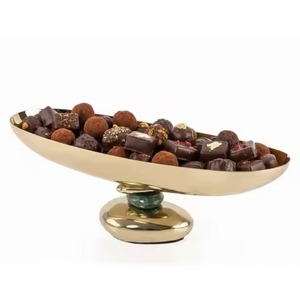 Bol à chocolat en métal résistant à la chaleur fait à la main pour hôtel, bol à bonbons en acier inoxydable pour fruits secs et en-cas - Product Image 5