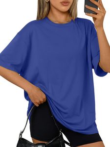 Camisetas Holgadas de Algodón de Color Liso para Hombre y Mujer, Manga Corta, Marca de Moda, Ropa de Pareja, Camisetas Personalizadas, Color Caramelo, Tops de Verano - Product Image 3