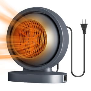 Chauffage électrique portable de bureau 380W, angle d'inclinaison de 30 degrés, chauffage rapide en 3 secondes, protection contre la surchauffe pour usage intérieur - Product Image 1