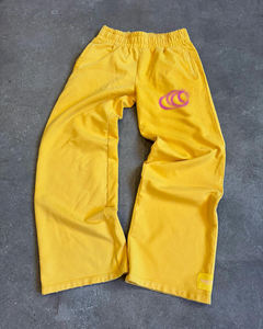 Custom Cropped Zip <b>Hoodie</b> Wide Leg Sweatpants Set <b>Lightweight</b> Cotton Fleece Casual Eco-Friendly Women Streetwear Men Sweatsuits - Product Image 3