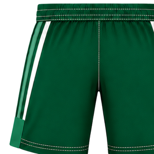 Pantalones Cortos de Rugby Personalizados en Verde Oscuro y Blanco, Uniforme de Equipo Transpirable y Ligero, Ropa Deportiva de Entrenamiento Personalizada para Rendimiento Atlético - Product Image 3