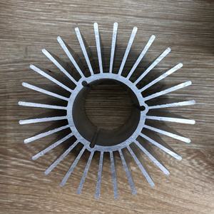 Dissipateur thermique en alliage d'aluminium Shalumi série T-Profile 6000, finition usinée, tempérage T3~T8, taille personnalisée, industriel, OEM/ODM, découpe/soudage - Product Image 6