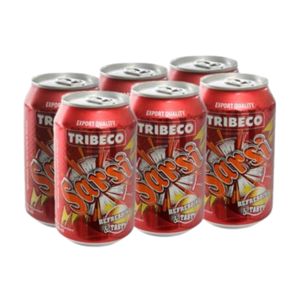 Boisson gazeuse Tribeco Sarsi en canette rouge 330ml - Product Image 2