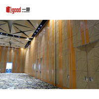 Cloison mobile pour salon de cigares, panneaux acoustiques en MDF de 85 mm, finition stratifiée, projets hôteliers et de clubs