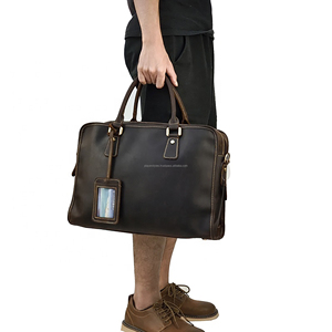 Sacoche vintage en cuir pleine fleur, sacoche d'affaires personnalisée pour ordinateur portable, sac messager, fournisseur en gros d'usine sous marque privée - Product Image 1
