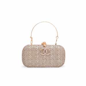 Sac de soirée doré P15185 pour pochette de mariée, taille standard, 500g - Product Image 3