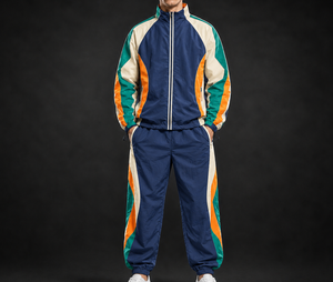 Ensemble de vêtements de sport pour homme, écologiques, streetwear, avec capuche, couleur unie, tissu ripstop, pour usage extérieur - Product Image 5
