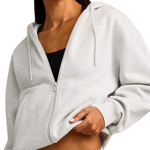 <b>Ladies</b> Hoodies Pullover Fleece <b>Sweatshirt</b> <b>Long</b> Sleeve Casual Sportswear Warm Comfortable Everyday Top Custom OEM ODM Wholesale - Product Image 3
