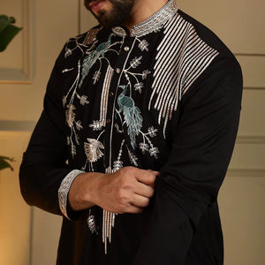 Colección de ropa étnica premium para cada ocasión, kurta de fiesta para hombre, kurta tradicional, kurta de tela premium de viscosa y seda. - Product Image 1