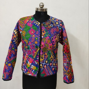 Chaqueta Bohemia hecha a mano para mujer y hombre, Unisex, ropa bordada de alta calidad para fiesta - Product Image 1