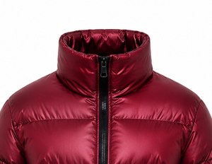 Chaqueta Acolchada de Cuello Alto para Hombre, Cierre de Cremallera, Estilo Casual, Calidad Premium - Product Image 2