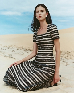 Vestido de Verano para Mujer, Venta Caliente, Diseño Original (ODM), Elegante, Manga Corta, Vestido Largo SELAVIE, Corte en A, de WhiteAnt - Product Image 4