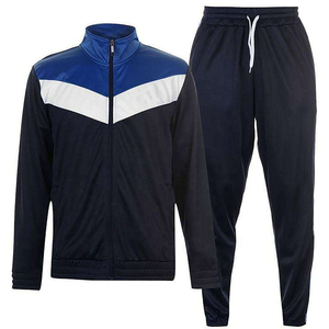 Men's Polyester Sports Tracksuit Full <b>Zip</b> <b>Jacket</b> Jogger Pants Training Gym Running Soccer Athletic Warm <b>Up</b> Suit Teamwear Set - Product Image 4