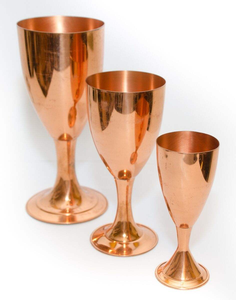 NEHA ENTERPRISES Tasse en cuivre émaillé artisanal classique, motif floral, anti-fuite, sans BPA, pour les fêtes, la maison, le vin/la bière - Product Image 1