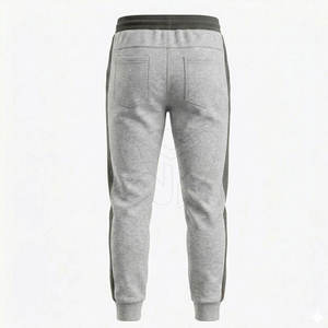 Pantalon de jogging en molleton de coton pour homme, imperméable, respirant, coupe large, décontracté, pour activités de plein air et fitness, avec cordon de serrage - Product Image 2